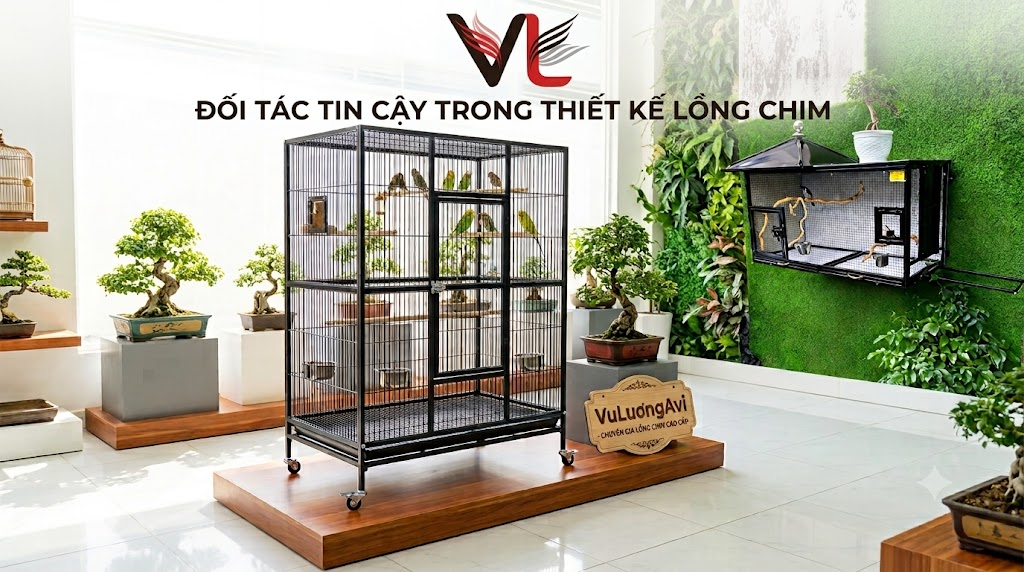 Vũ Lương Avi – đối tác tin cậy trong thiết kế lồng chim